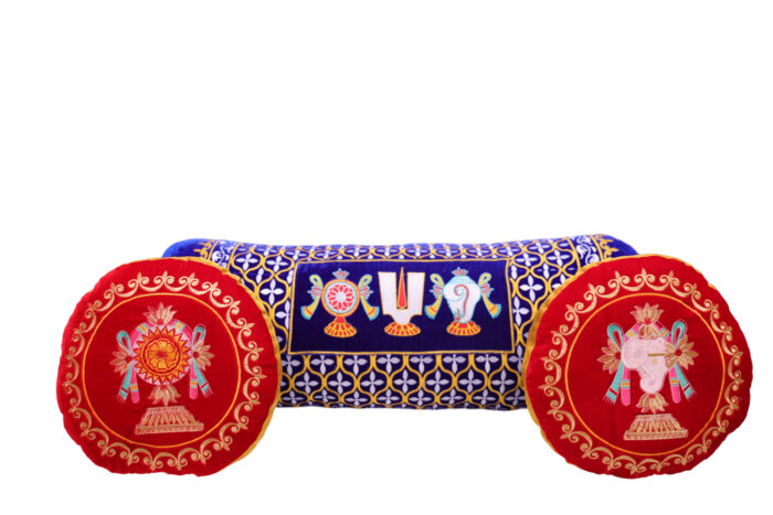 Tenkalai Cylinder Dindu Blue - Image 2