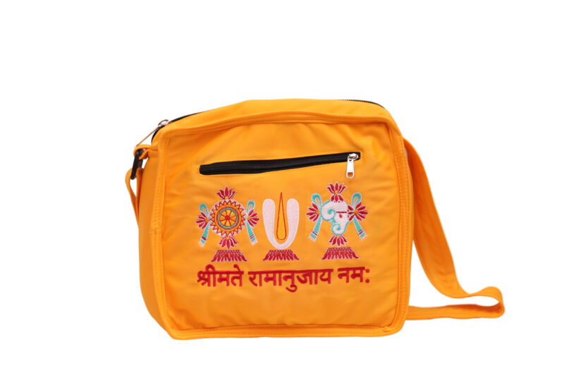 Vadagalai Temple Visit Bag Yellow