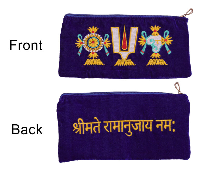 Tenkalai Big Purse Blue