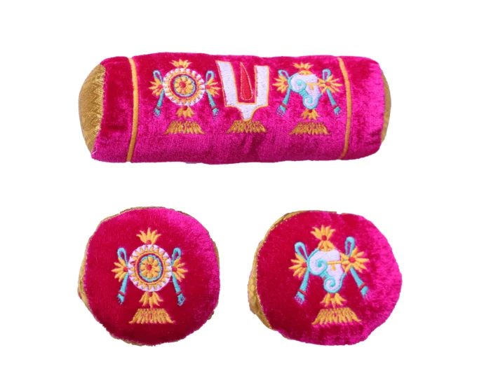 Tenkalai small Cylinder Dindu Pink