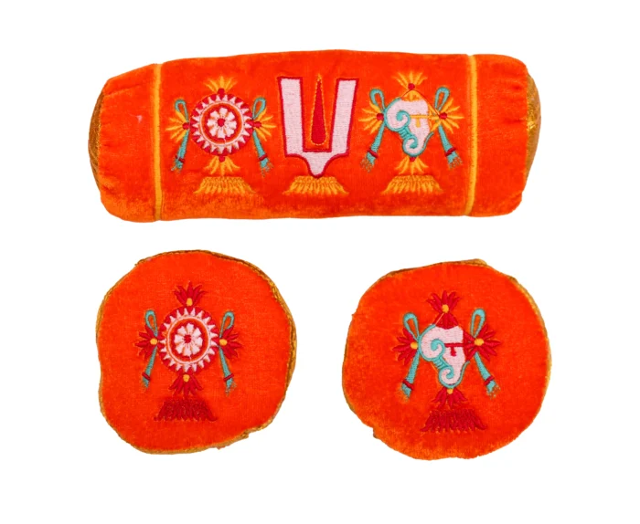Tenkalai small Cylinder Dindu Orange