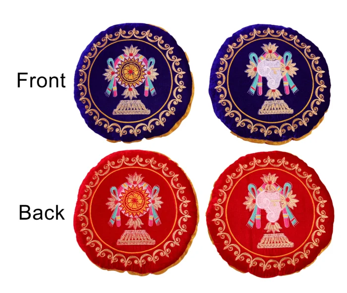 Shankha Chakra Dindu Blue Red