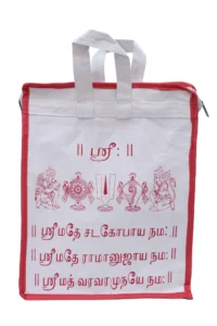 Tenkalai White Bag Tamil