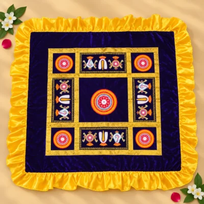 Vadagalai Kooralam Blue 5'X5'