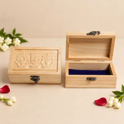 Tenkalai Small Wooden  Box