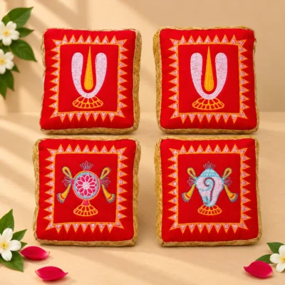 Vadagalai Square Dindu Red