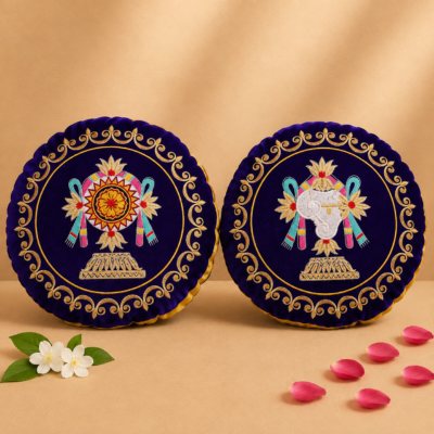 Shankha Chakra Dindu Blue Red