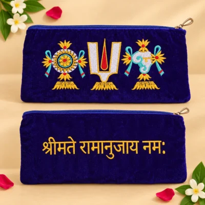 Tenkalai Big Purse Blue