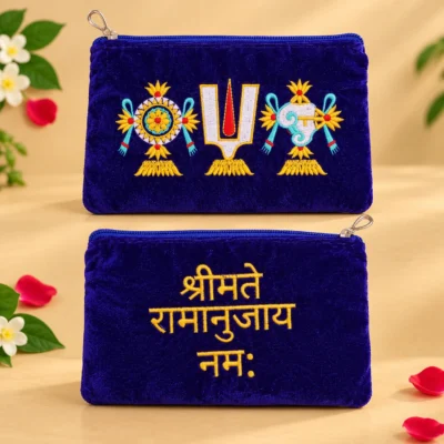 Tenkalai Small Purse Blue