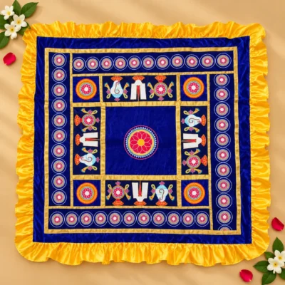 Tenkalai Kooralam Blue 10'x10'