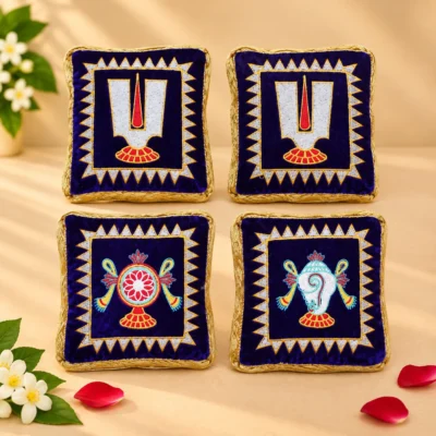Tenkalai Square Dindu Blue