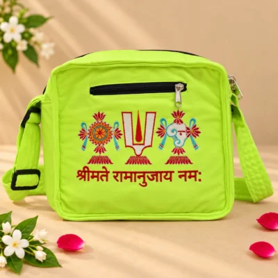 Tenkalai Temple Visit Bag Green